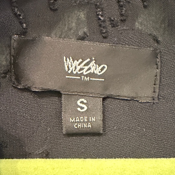 Mossimo Supply Co. Black Sleeveless V-Neck Drawstring Waist Dress - Picture 2 of 6